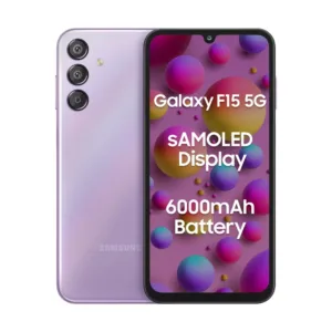 SAMSUNG Galaxy F15 5G (Groovy Violet, 128 GB) (6 GB RAM)