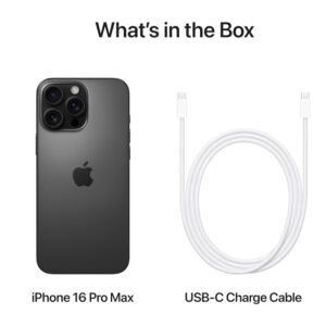 Apple iPhone 16 Pro Max (256 GB) - Black Titanium - Image 3