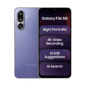 Samsung Galaxy F36 5G Smartphone (Violet, 6GB RAM, 128GB Storage) | 50MP OIS Camera | Circle to Search | Slim 7.7mm | Unlocked Indian Version
